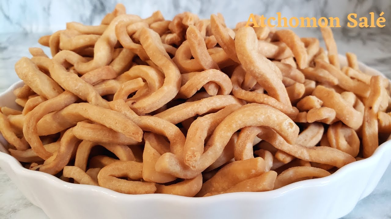 Atchomon salé || Salted chin chin || Croquette salée