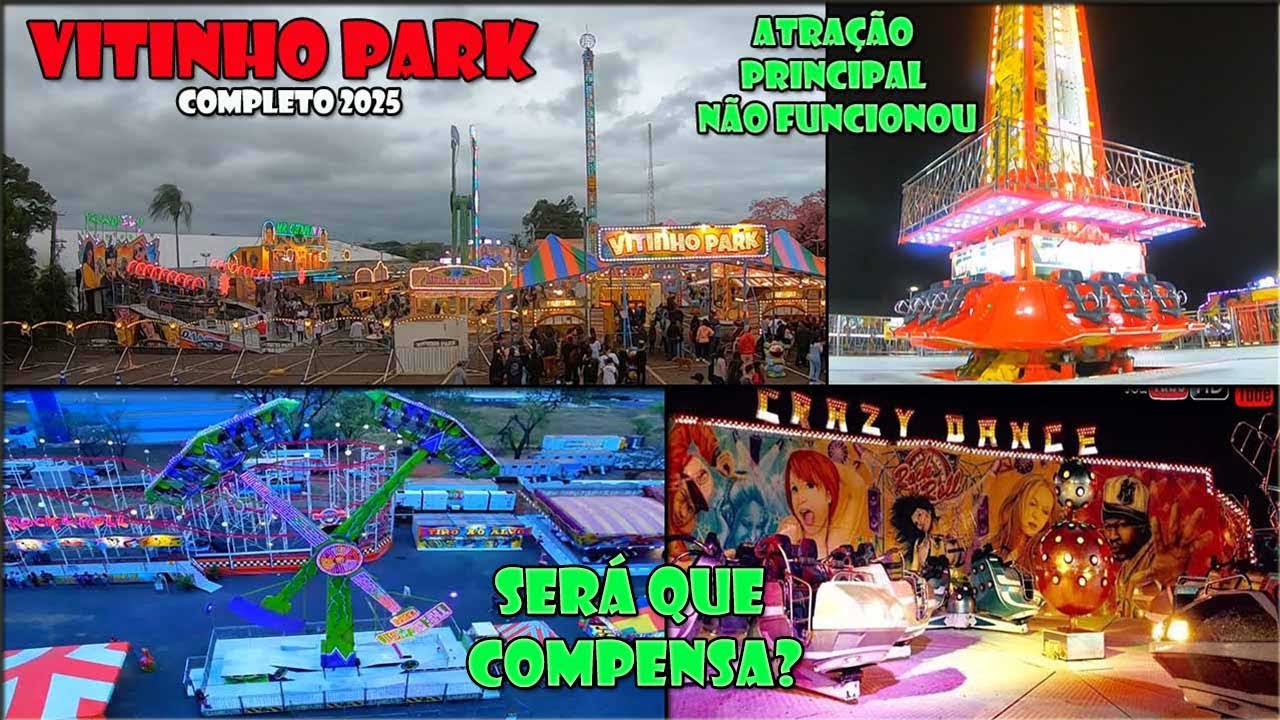 VITINHO PARK COMPLETO (MELHOR VÍDEO) - SERA QUE COMPENSA? - ATRAÇÃO PRINCIPAL FECHADA