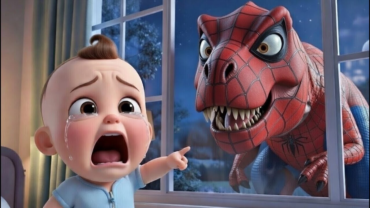 Dinosaur at the Window 🦖 | Scary Dino Song for Kids | BunnyBoo Safety Songs for Kids