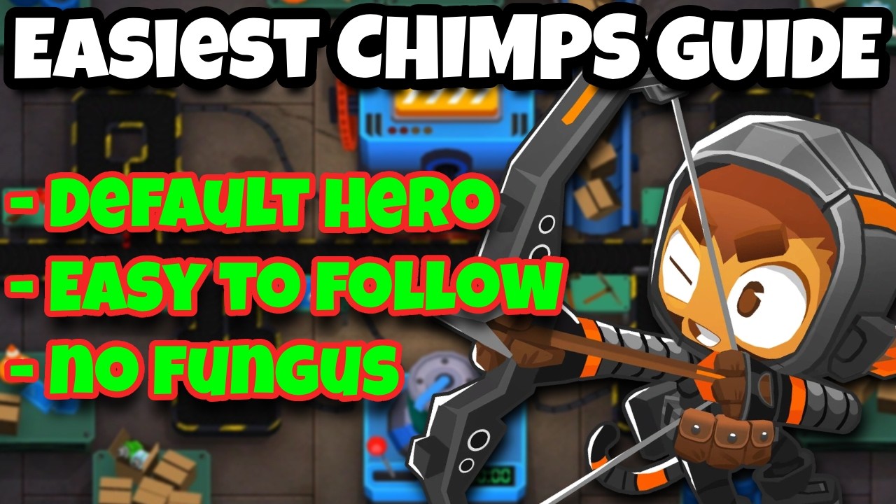 The Easiest Workshop Chimps Black Border Guide In BTD6 | No Hard Placements | No Hard Micro