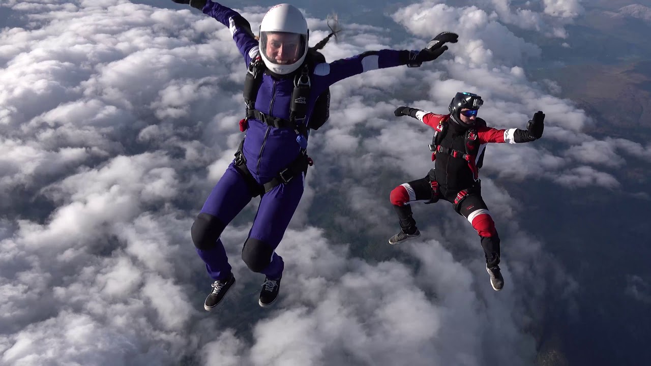 Raw clip 20k ft skydive