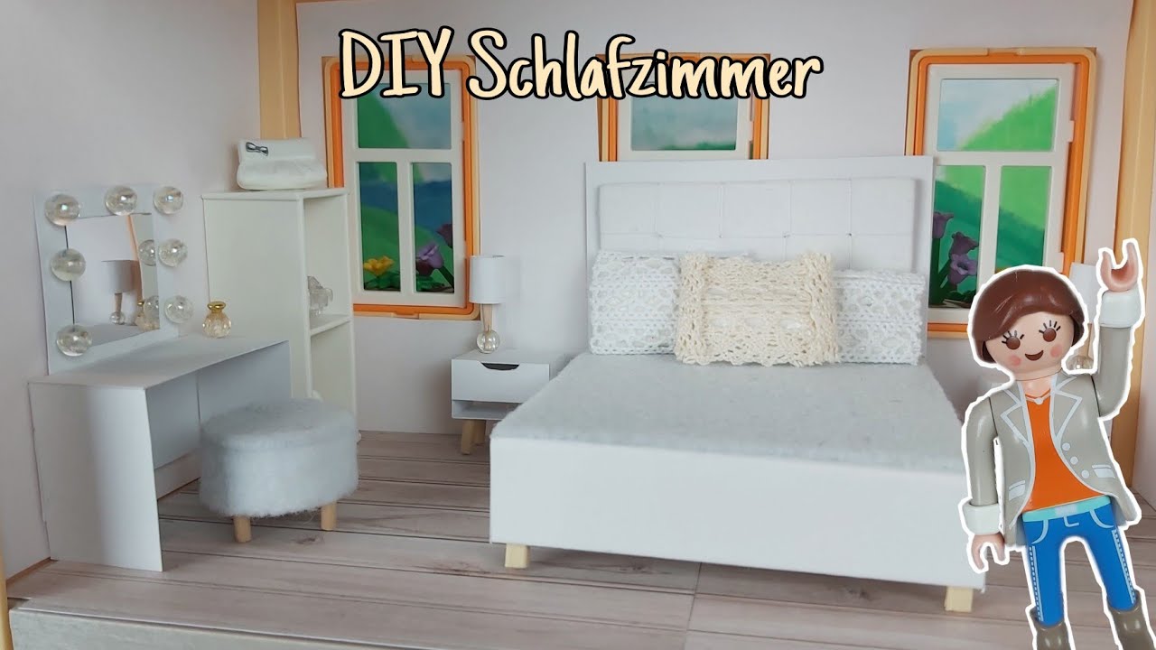 Playmobil- DIY Schlafzimmer 🛏- Pimp my Playmobil | Familie Hund