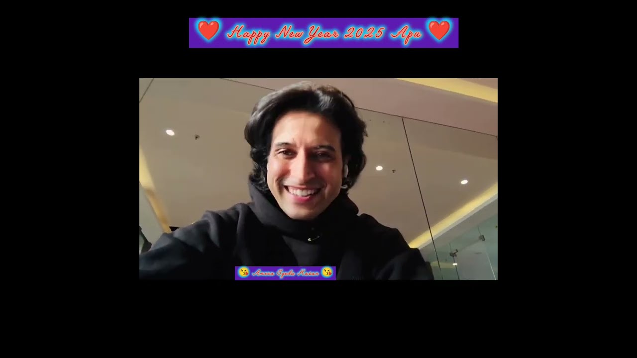 ♥️ Happy New Year 2025 Apu 😻♥️🤗 & to u all 🤗💕 - Amena Syeda Hasan