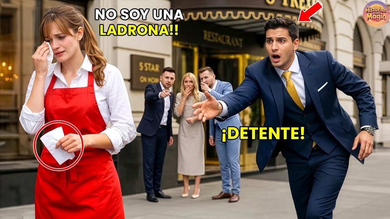 La Mesera Fue Despedida Por Robo…pero 5 Minutos Después,el Millonario Corre A Suplicarle Que Vuelv