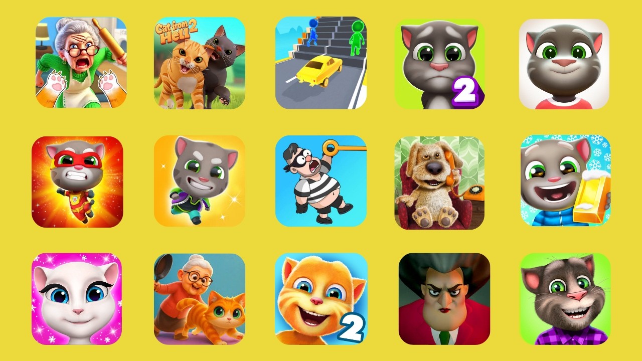 Cat Chaos Prankster, Cat From Hell 2, Bus Arrival, Shape Shifting, Talking Tom, Tom Rush