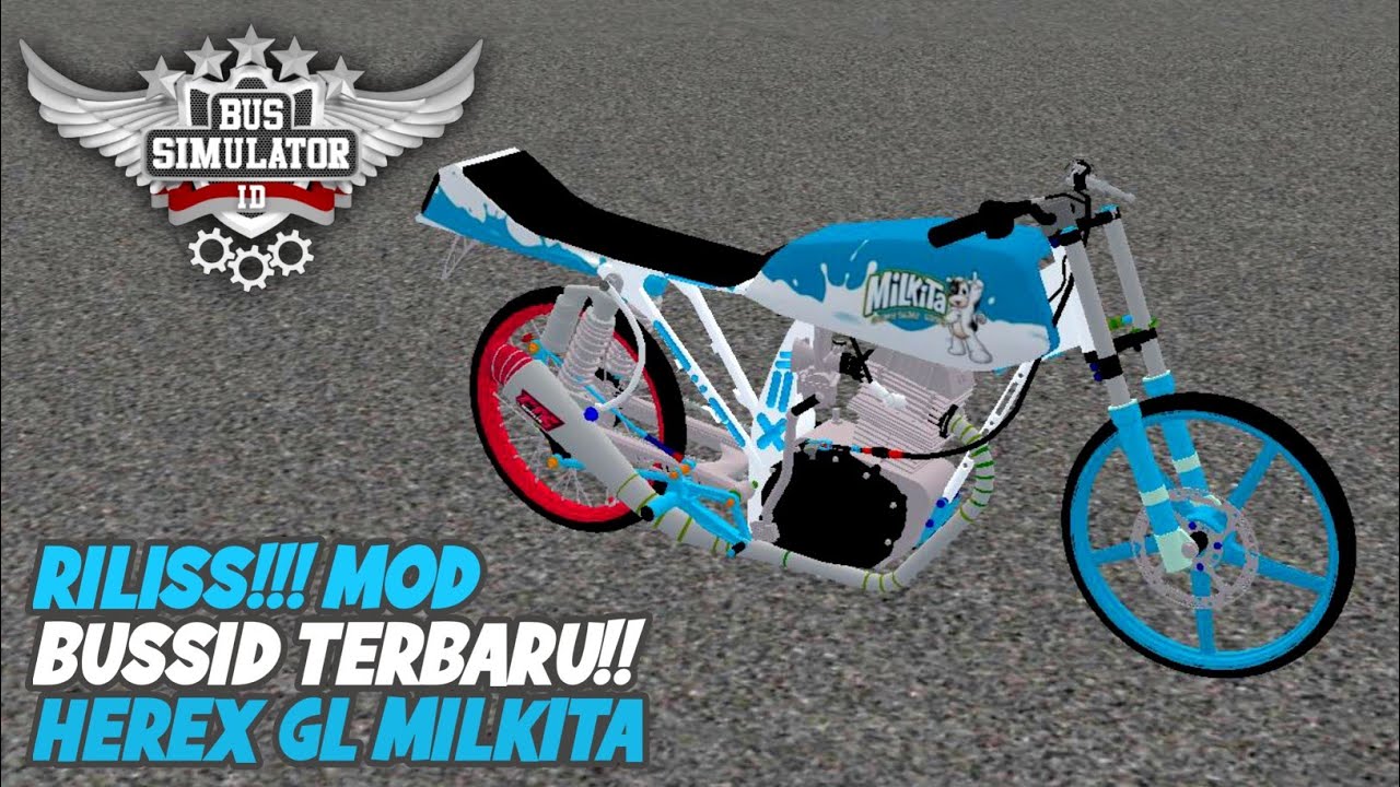 MOD BUSSID MOTOR DRAG | MOD BUSSID HEREX GL MILKITA