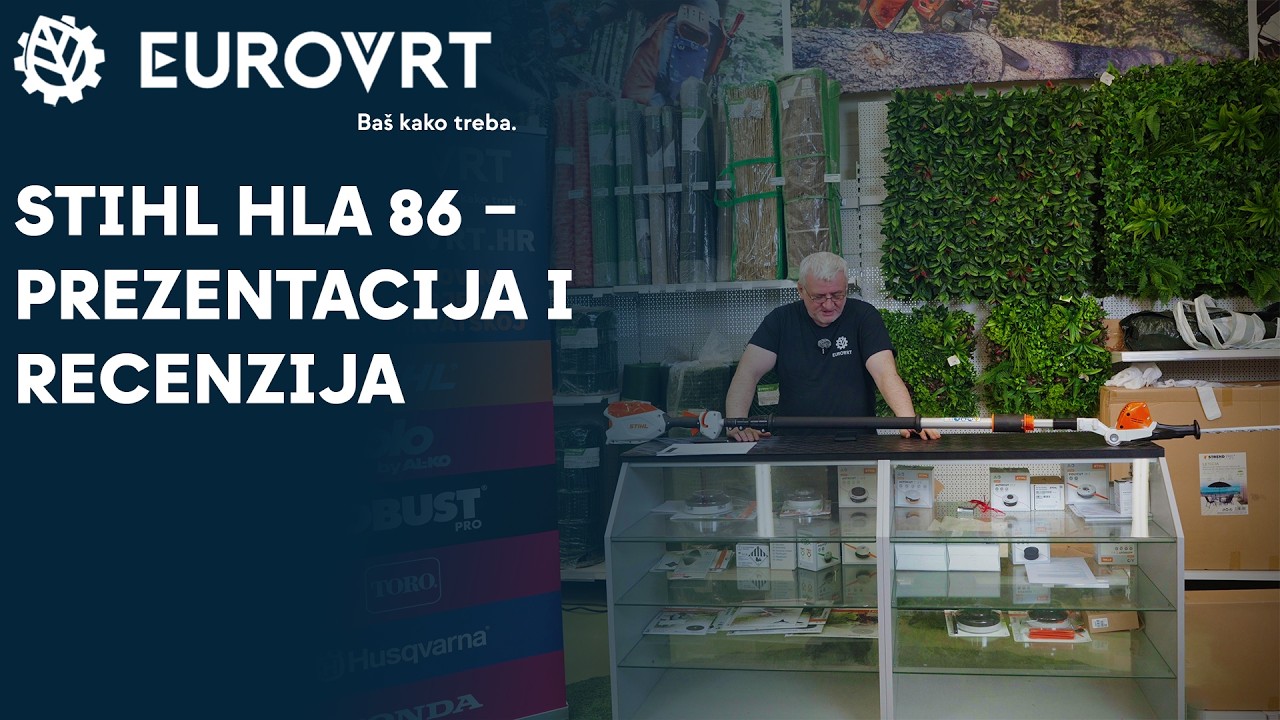 PREDSTAVLJANJE I PREZENTACIJA BATERIJSKIH TELESKOPSKIH ŠKARA ZA ŽIVICU STIHL HLA 86