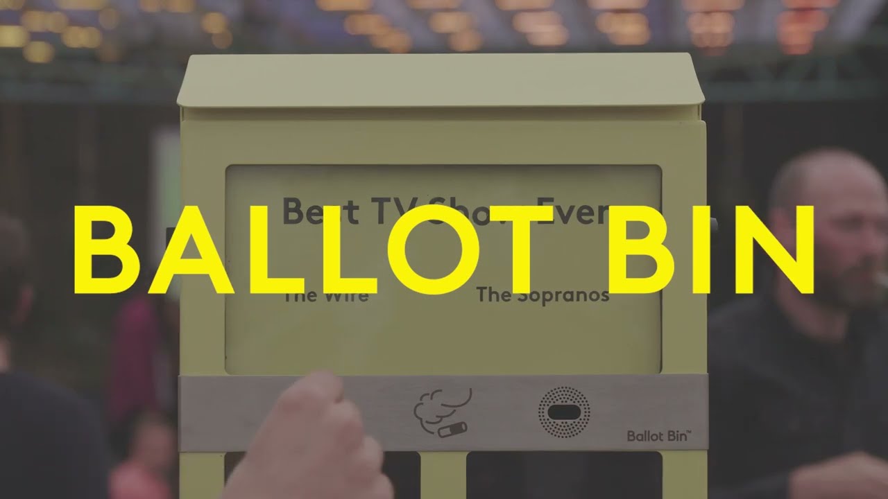Ballot Bin Voting Ashtray I Hubbub Campaigns