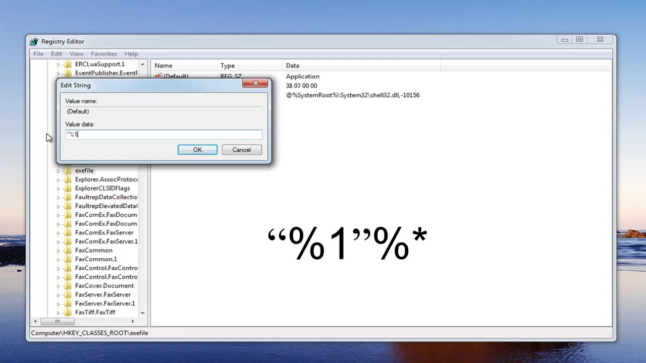 Can’t Open Exe Files in Windows 10/8/7 FIX