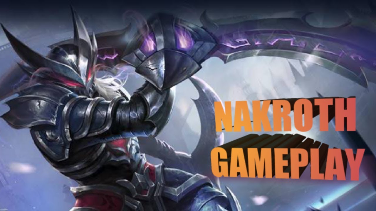 clash of titans new hero Nakroth gameplay  Nakroth basic combo and skills