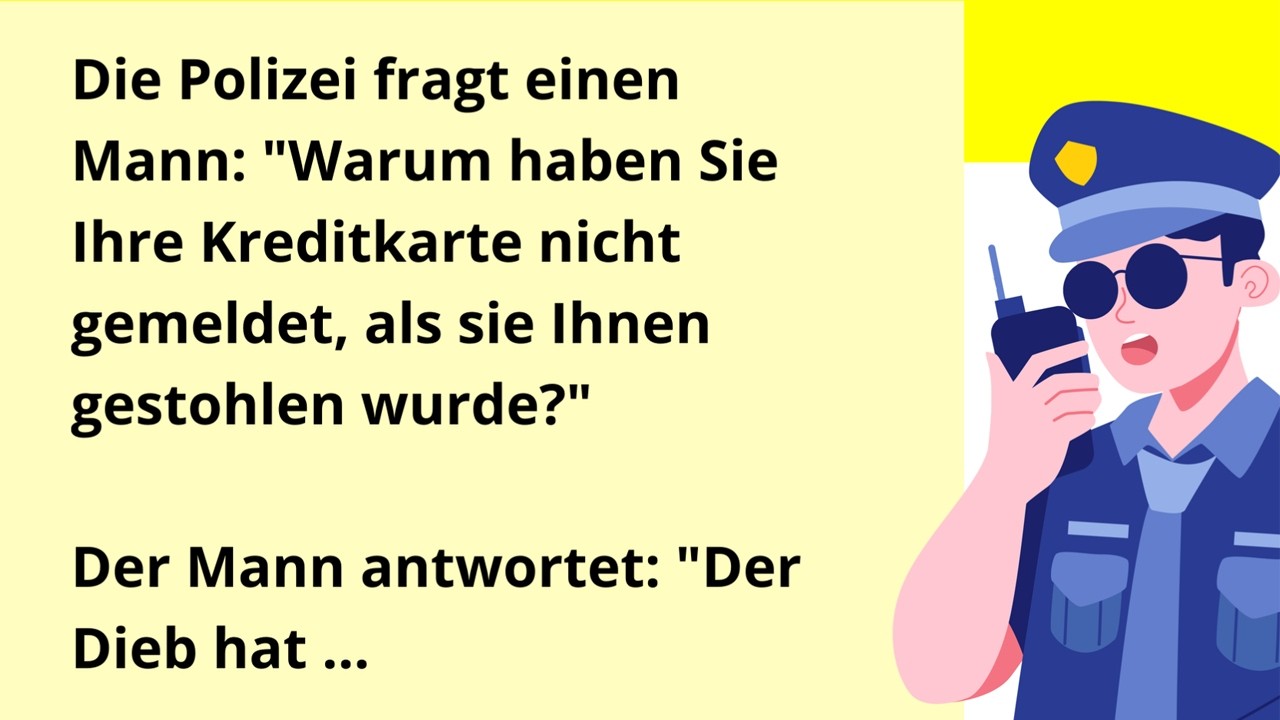 Polizistenwitze | Witze mit der Polizei: Verkehrskontrolle + Hund + Kreditkartendieb + Rücklicht
