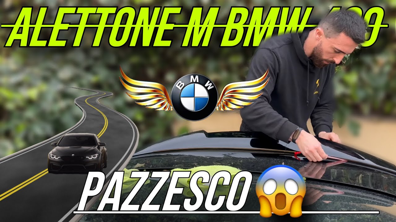 ALETTONE BMW 420 M STYLE | bellissimo e facile da montare | 🚀