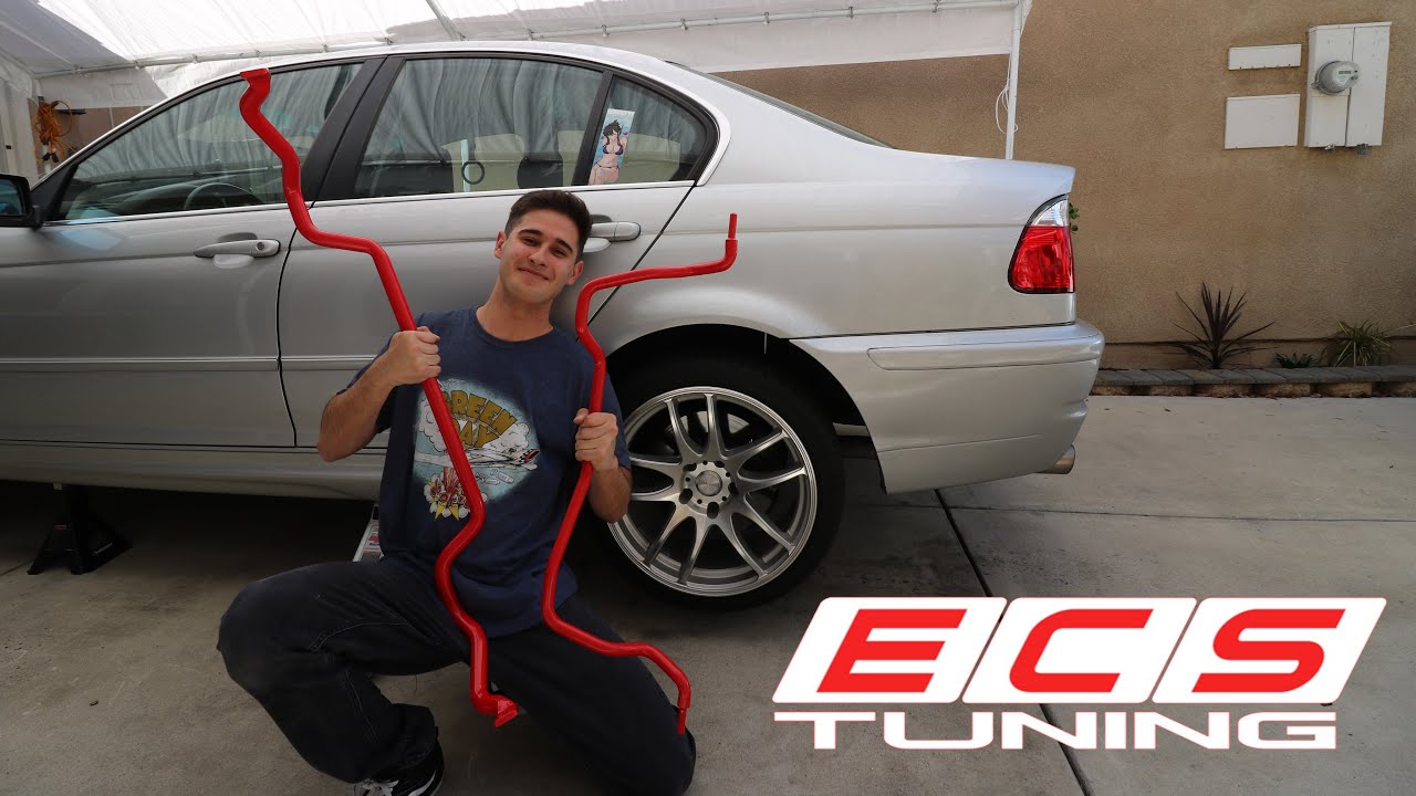 Установка стабилизаторов поперечной устойчивости ECS Tuning | BMW E46