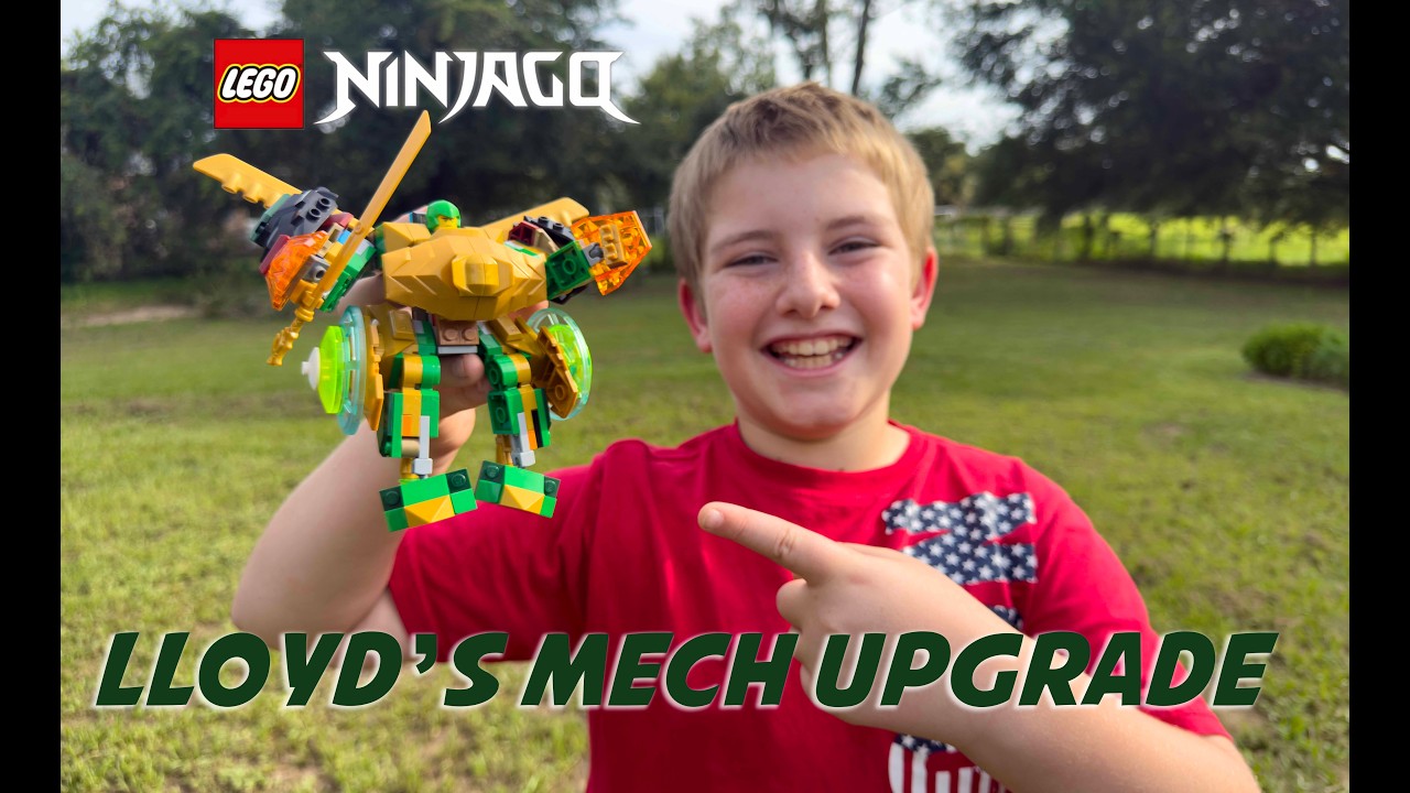 LEGO Ninjago Lloyd's Mech Upgrade! Lloyd Gets a Power Boost