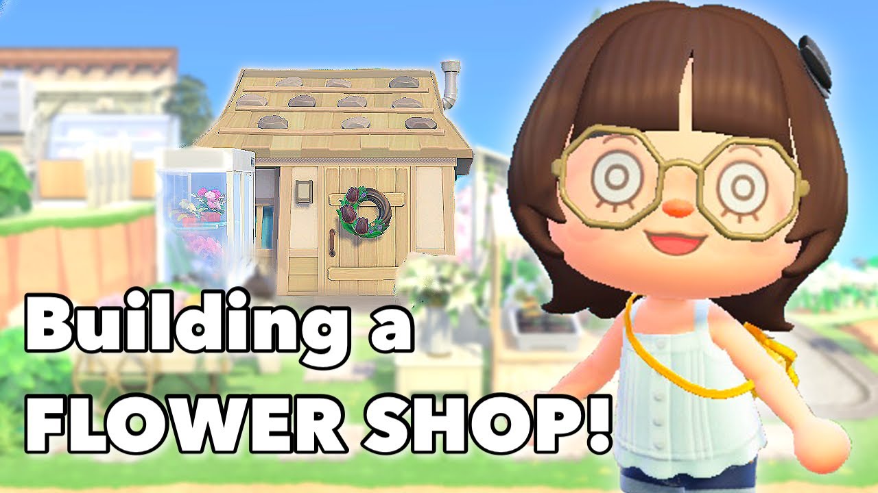 I Built a FLOWER SHOP!!! | AC:NH