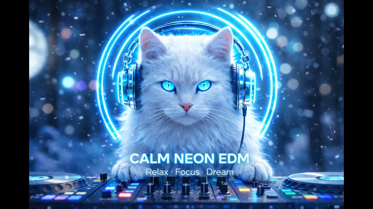 Calm Neon EDM Mix 2026 🌌 2 Hours  Relax • Focus • Dream