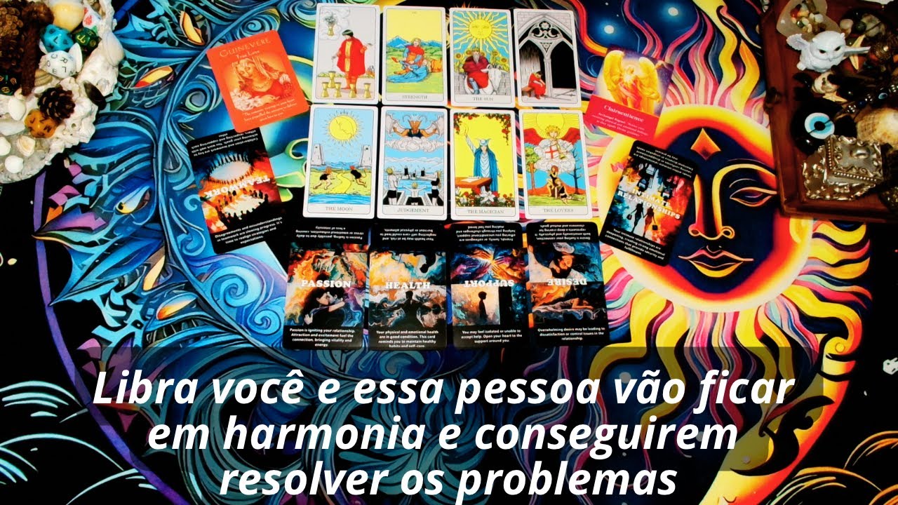 Libra você e essa pessoa vão ficar em harmonia e conseguirem resolver os problemas
