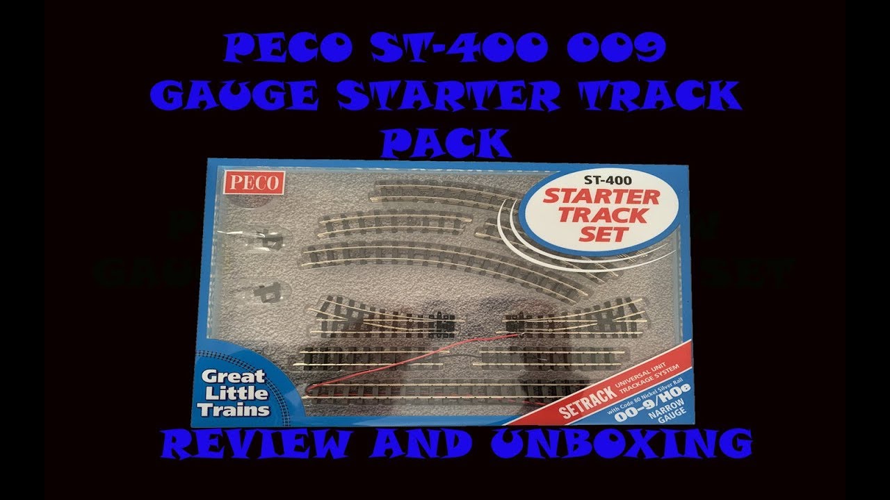 Peco St-400 Set Track 009 Narrow Gauge Starter Pack Review