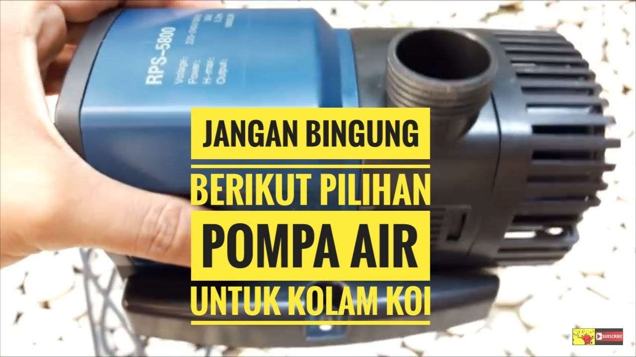 7 Pompa Kolam Koi ( Direkomendasikan )