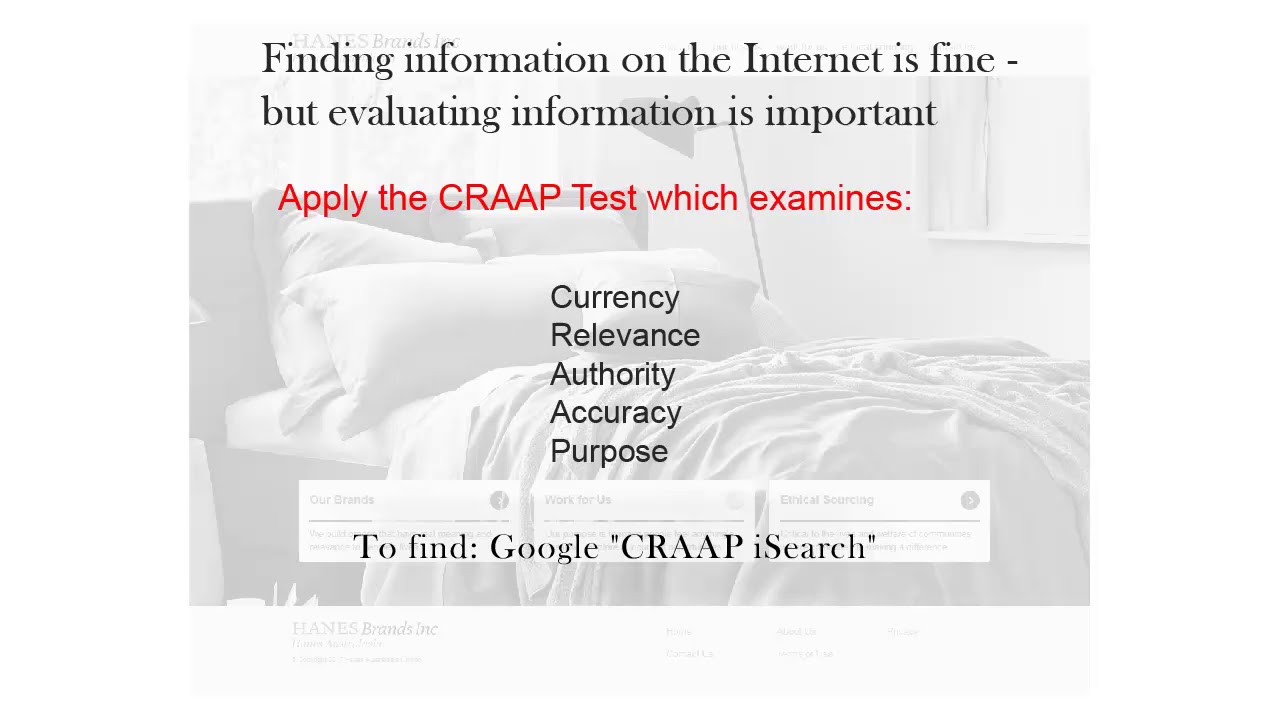 Finding Company Information (Fashion and Textiles)
