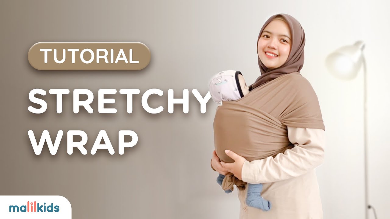TUTORIAL GENDONGAN M-SHAPE - STRETCHY WRAP by MALILKIDS