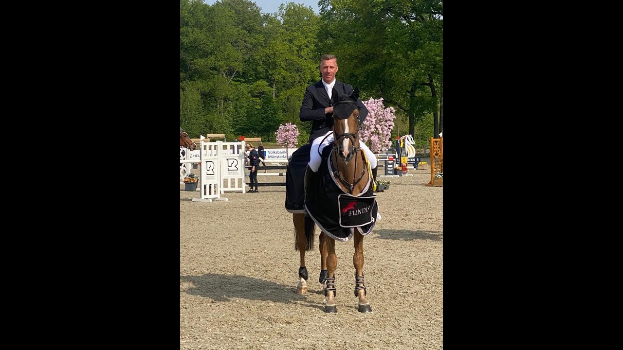 Kallmar VDL (Carrera x Indorado) en Jur Vrieling (NED) win finals Youngster-Cup in Riesenbeck