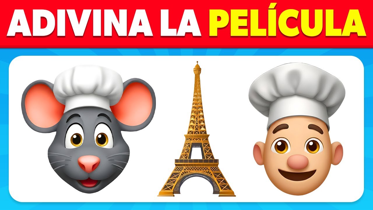 Adivina la PEL&Iacute;CULA por los Emojis 🎬🍿 Quiz de Emojis 2026 | Stitch, Ratatouille, Mario, Disney