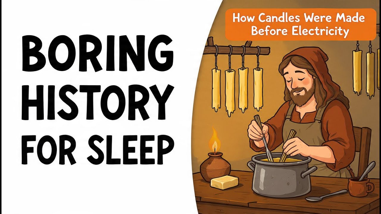 Boring History For Sleep । How Candles Were Made Before Electricity | Bedtime Story For Sleep