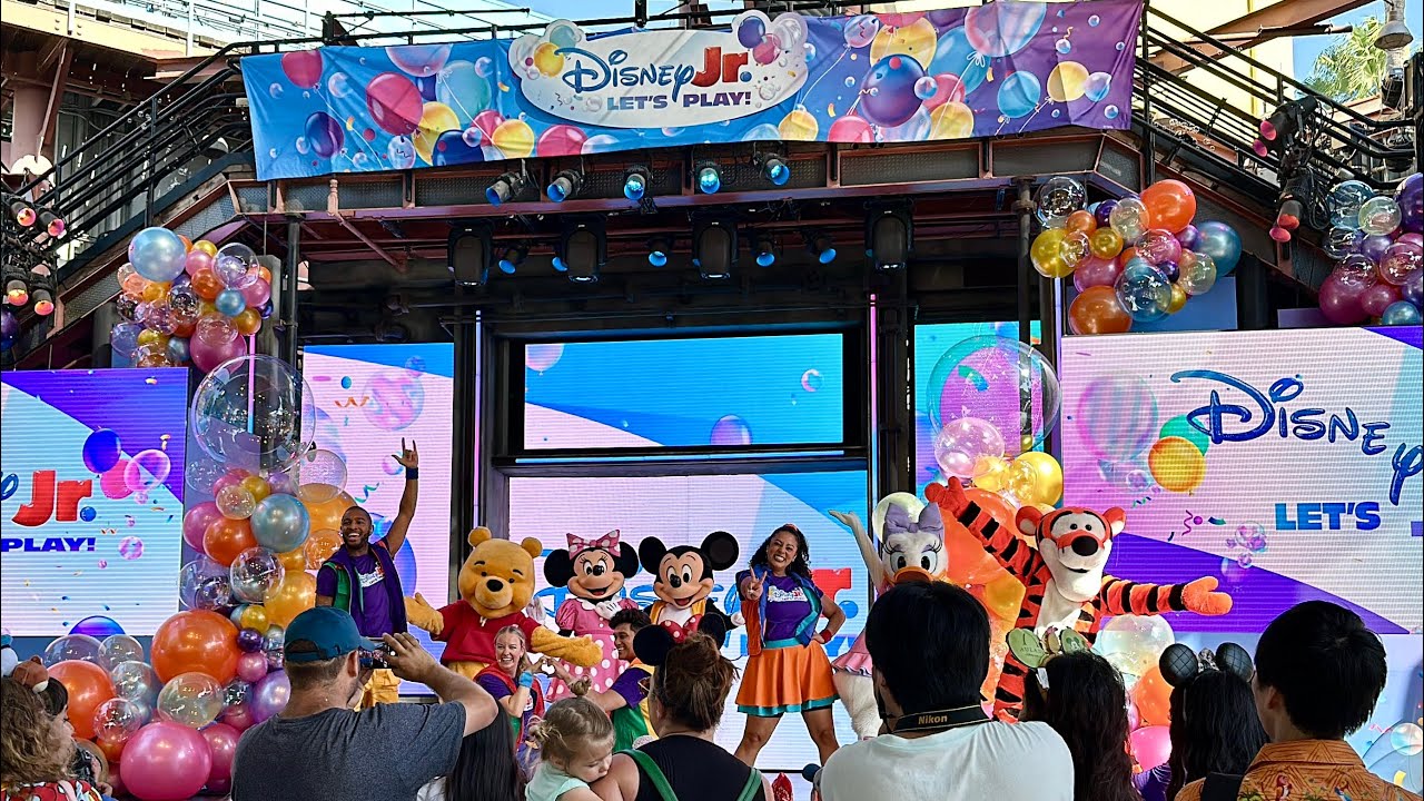 Disney Jr. Let’s Play! Party | D23 Day at Disneyland 2024  4K