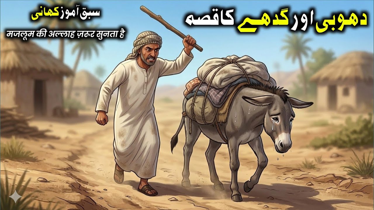 Dhobi Or Gadhe Ka Qissa | मजलूम की अल्लाह ज़रूर सुनता है | urdu hindi moral story 