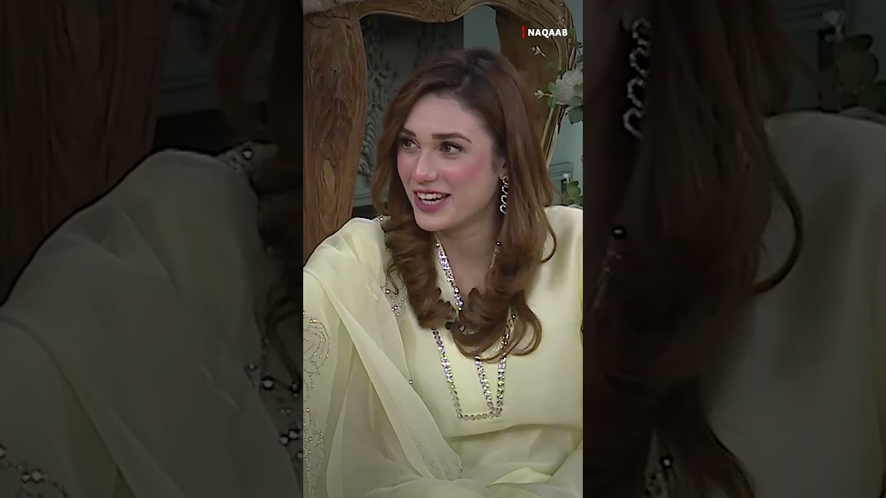 12 baje se Pehlay set pe nahi atay 😅 #naqaab #humayounashraf #aliansari #shorts