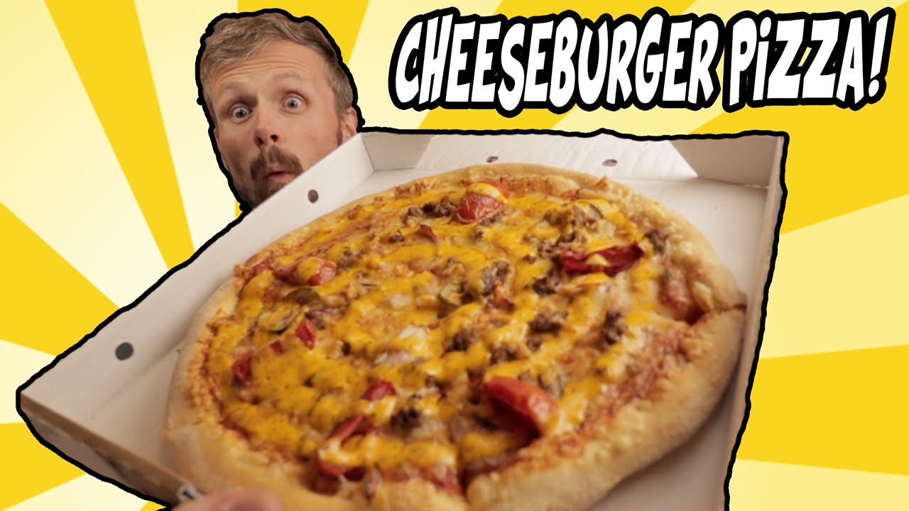 Cheeseburger Pizza!? 😱 - Tester Nyheter fra Dominos Pizza! 🍕