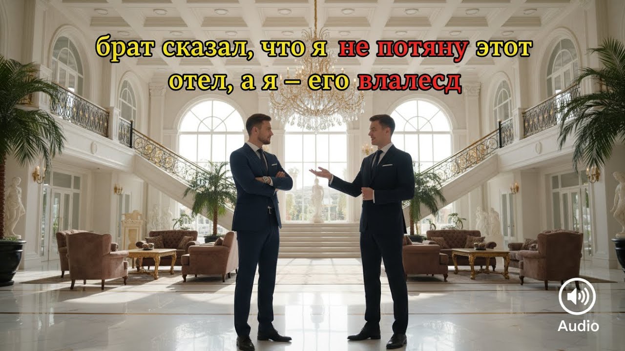 Брат унизил меня в холле элитного курорта – а я оказался его хозяином!