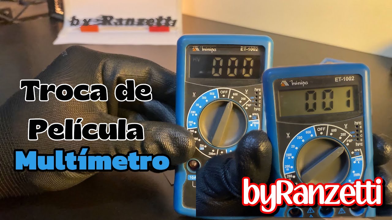 Trocando Pel&iacute;cula Polarizada Mult&iacute;metro