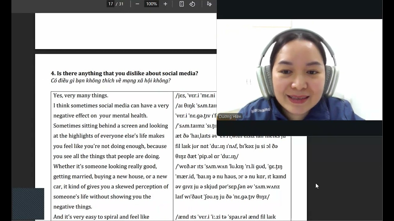 Pronunciation - S8 -  Social media