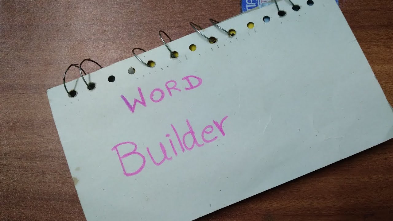 DIY-Word Builder||Easy Reading for Kids
