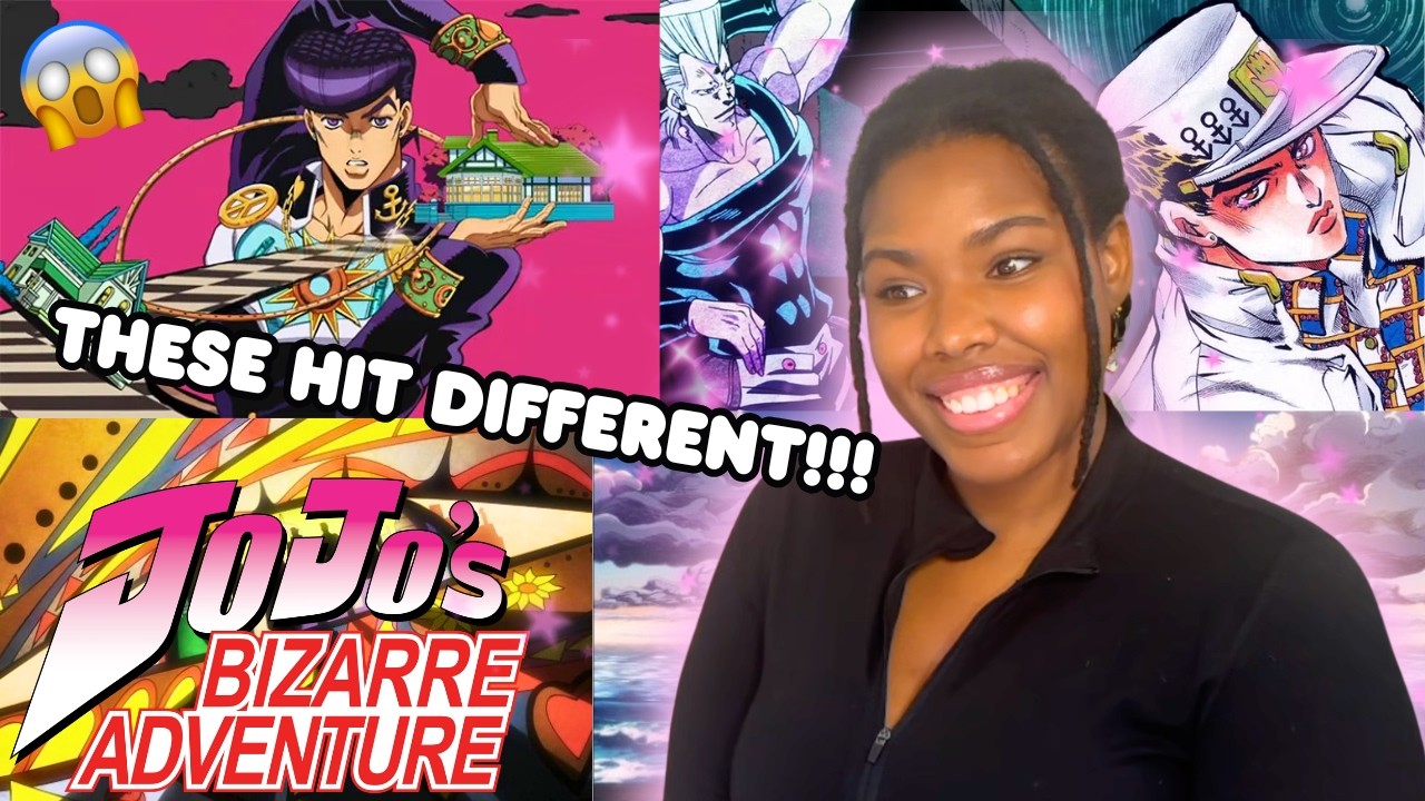 Впервые реагирую на ВСЕ КОНЦОВКИ JoJo's Bizarre Adventure (1-11)! 🔥