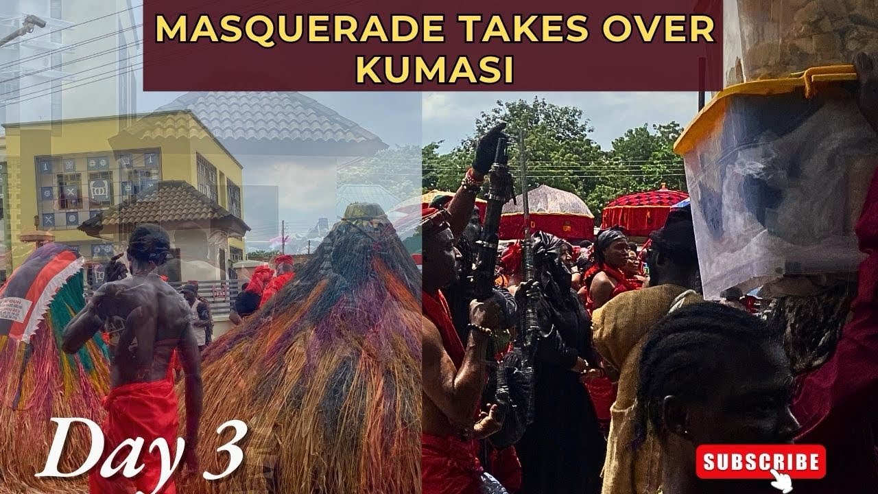 Voltarians Bring Masquerade Performance to Asantehemaa’s Funeral in Kumasi
