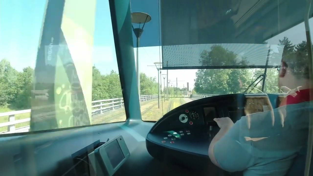 Cab Ride Tramway Valenciennes ligne T1 : Université - Espace Villars