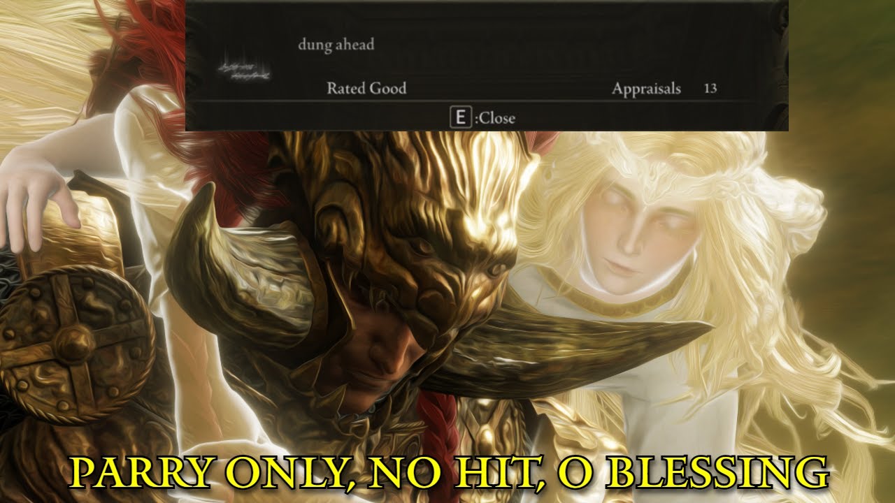 Elden Ring - Promised Consort Radahn - RL1 [Parry Only, No Hit, 0 blessing]