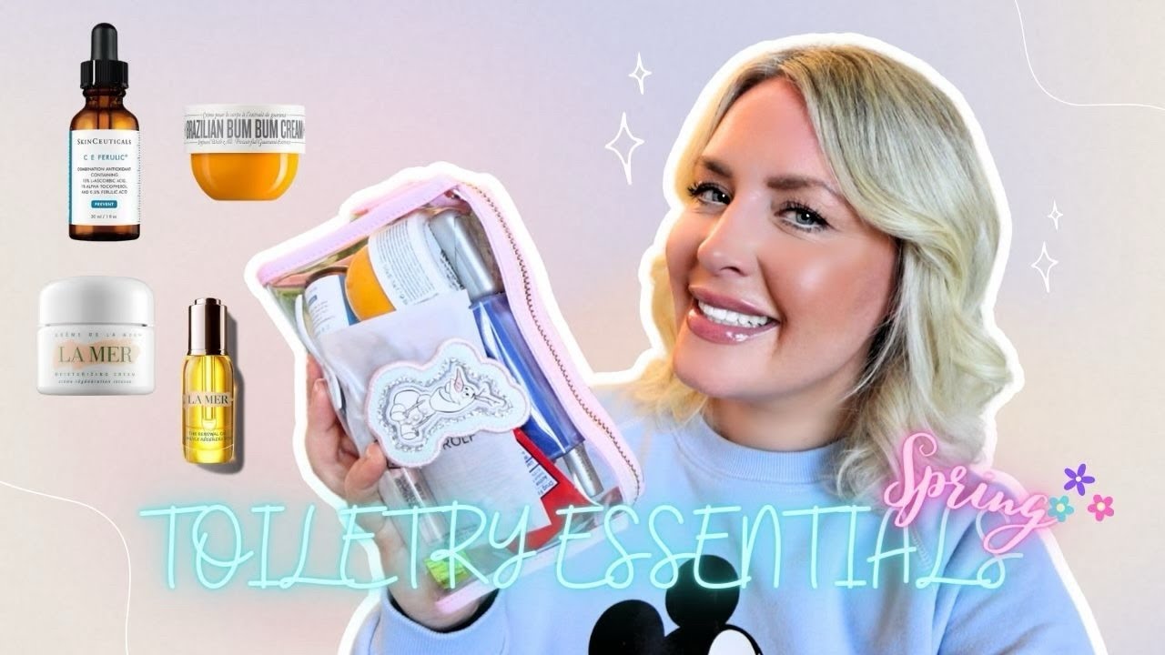 SPRING TOILETRY TRAVEL ESSENTIALS | Carry-on Packing Tips & Essentials | Spring 2024