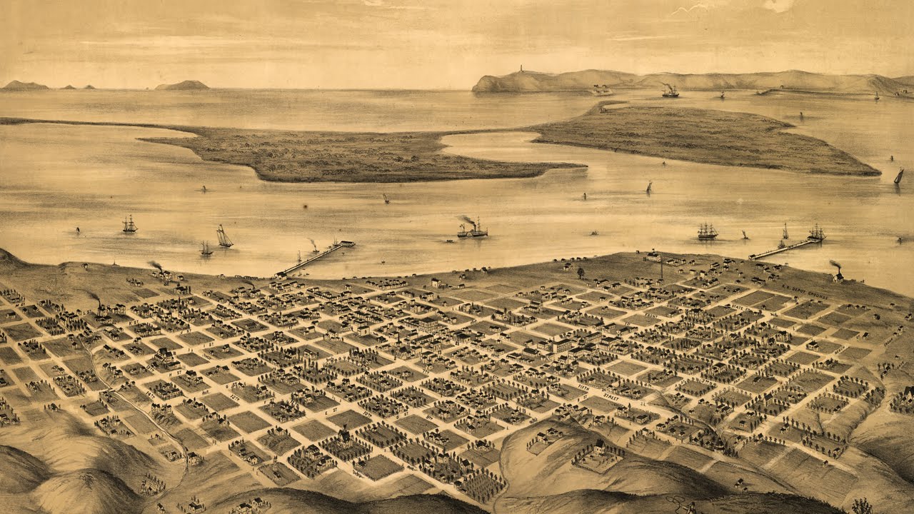 San Diego History and Map (1876)