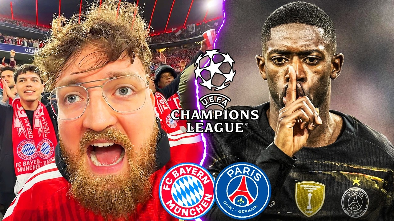 FC Bayern vs. PSG - UCL Stadionvlog | DEMB&Eacute;L&Eacute; & SCHIRI STECHEN INS FCB HERZ 💔 | ViscaBarca