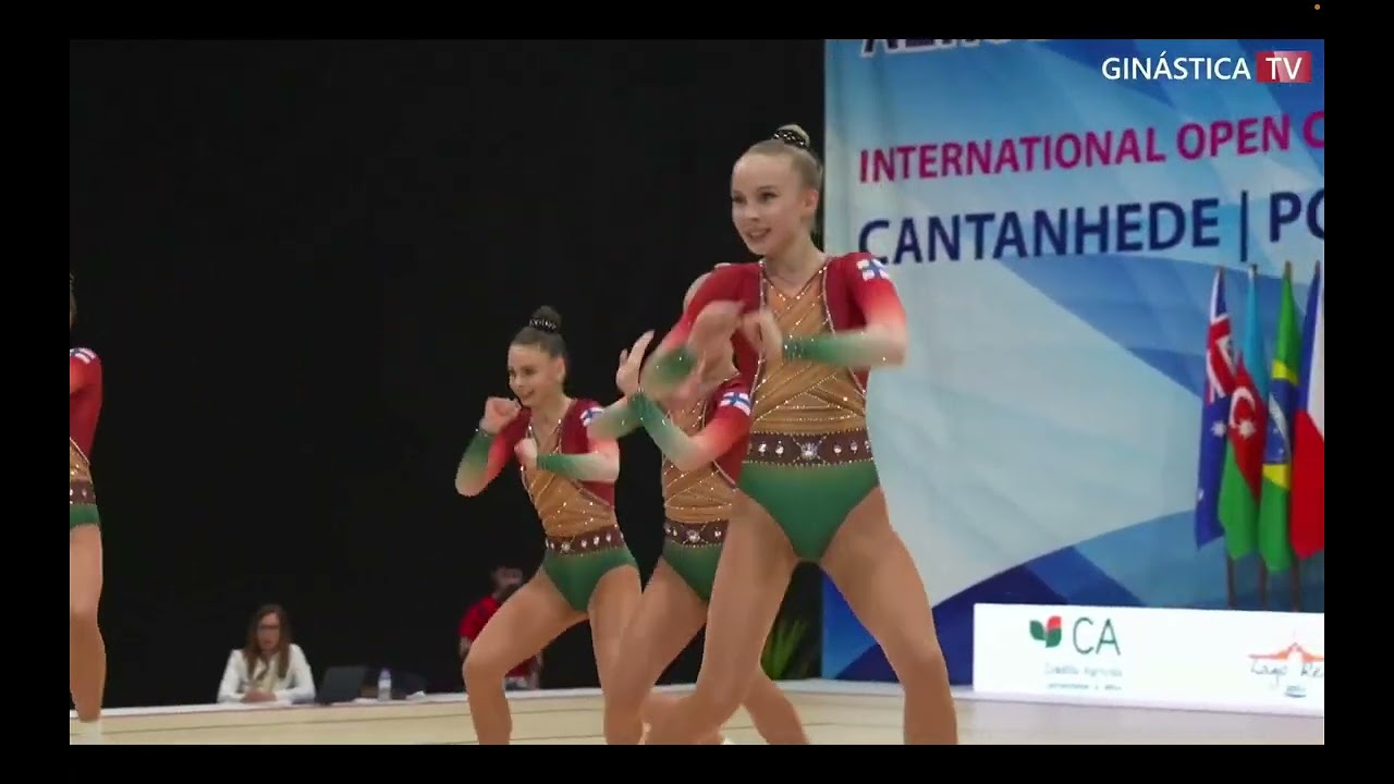 FINLAND (FIN) - AG GROUP qualifications  Aerobic gymnastic Fig open 2024, CANTANHEDE