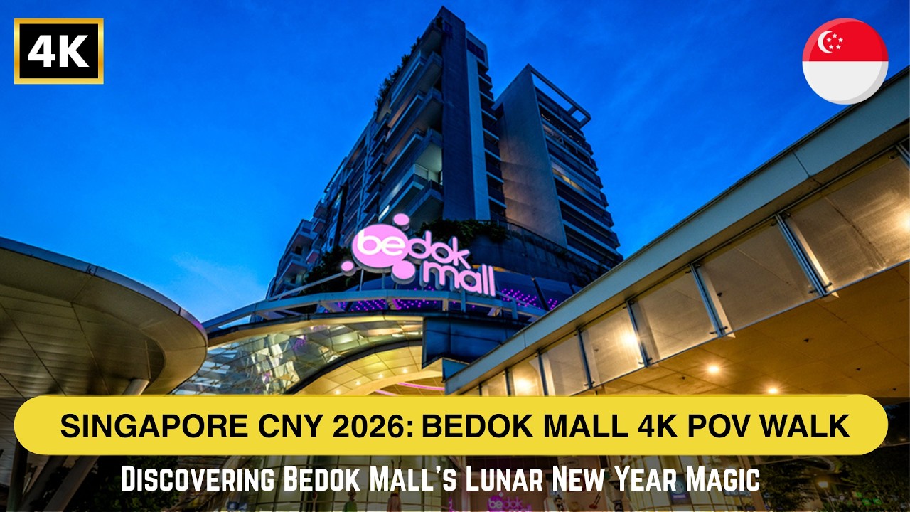 Bedok Mall CNY 2026 🧧 4K POV Walk | Lunar New Year Vibes in Singapore