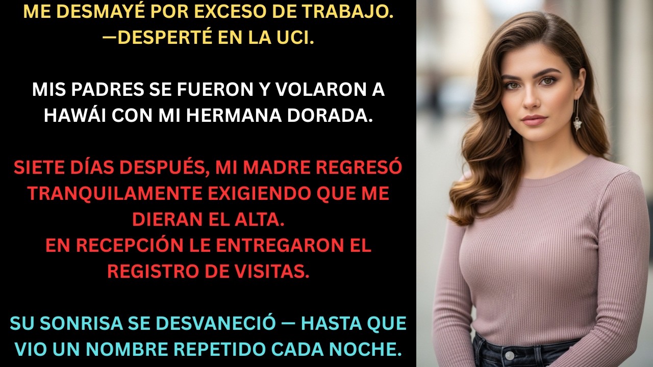 Mis Padres Me Abandonaron en la UCI por el Viaje de Mi Hermana… Pero el Registro de Visitas Reveló