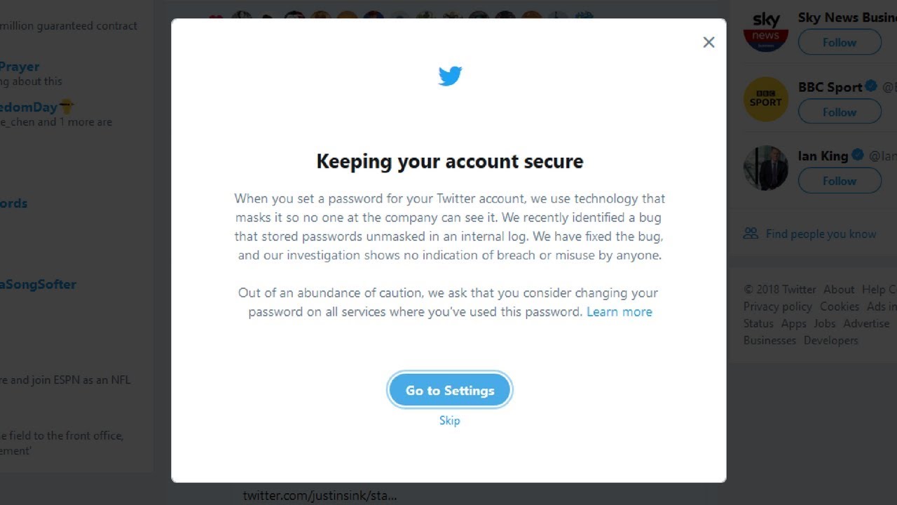 Twitter Tells All Users to Change Passwords - LIVE BREAKING NEWS COVERAGE