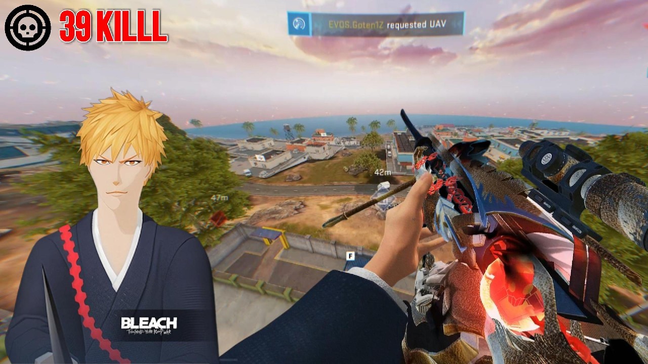 39 KILLL SOLO VS SQUAD!! NEW SKIN BLEACH MCX TENSA ZANGETSU X M82 TENSA ZANGETSU - BLOODSTRIKE