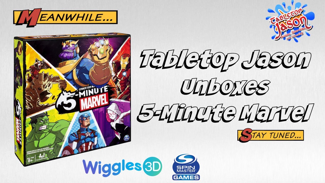 5-Minute Marvel Game Unboxing | Wiggles 3D and Spin Master