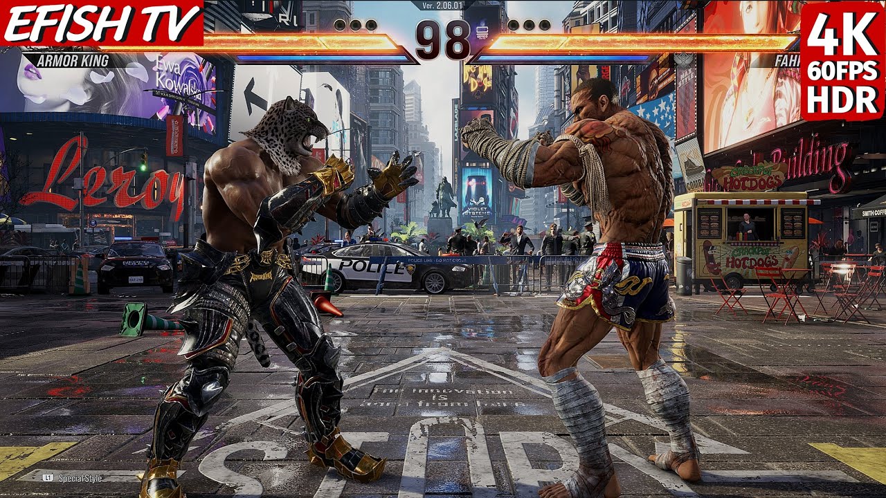 Армор Кинг против Фахкумрама (Самый сложный ИИ) &mdash; Tekken 8